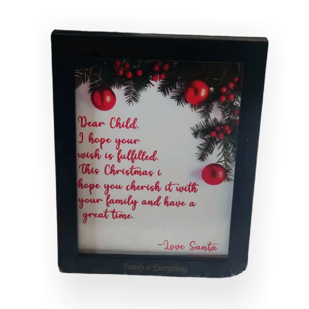Buy Secret Santa Personalized Photo Frame Gift Online
